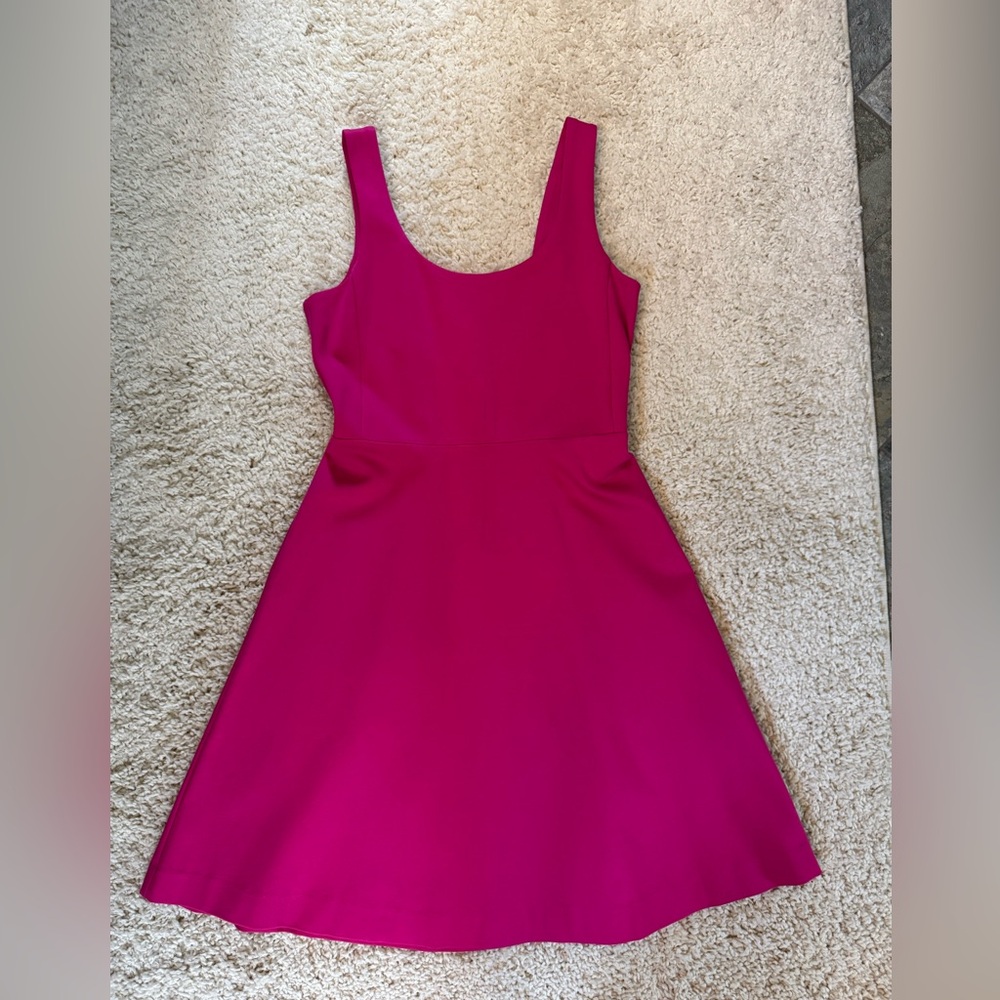 J. Crew Vibrant Pink Mini Dress